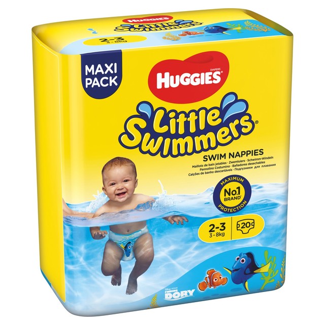 Huggies Little Swimmers baby swim nappies Size 2-3, UK version