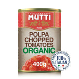Mutti Organic Chopped Tomatoes 400g