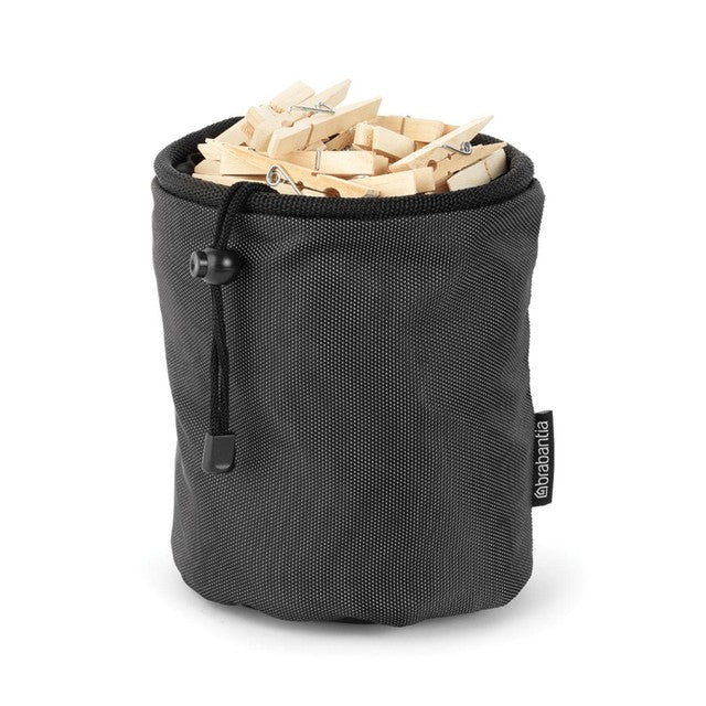 Brabantia black premium peg bag - British product