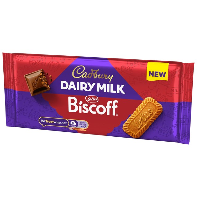 Cadbury Dairy Milk Biscoff biscuit chocolate bar 105g - British product