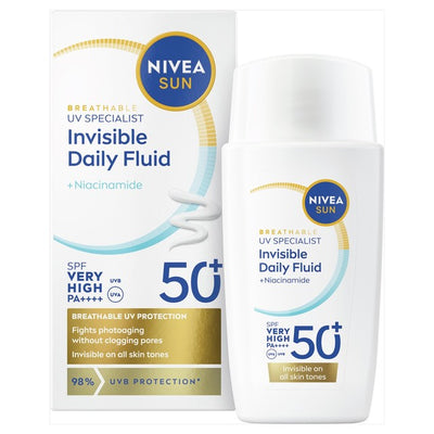 Nivea Sun UV Face Invisible Daily Fluid SPF 50 Sunscreen 40ml