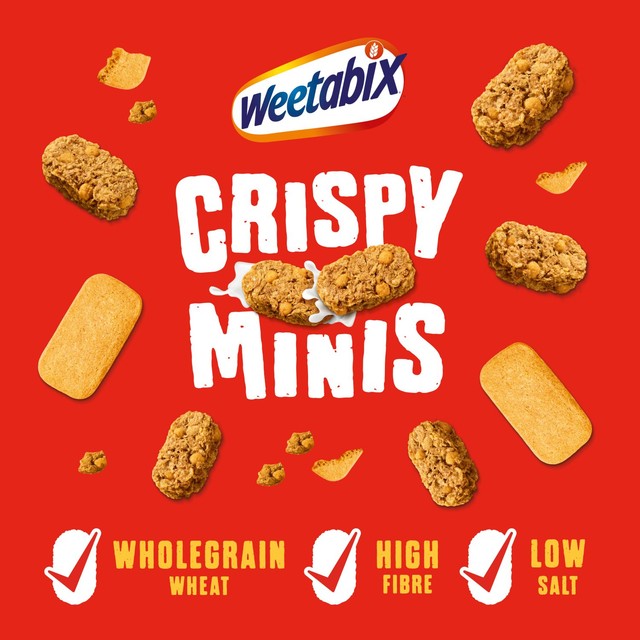 Weetabix Crispy Minis Caramelised Biscuit cereal 500g (British brand)