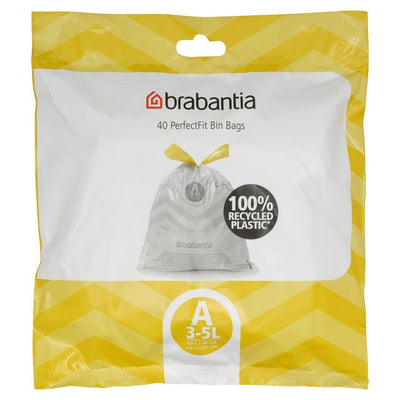 Brabantia A Bin Liner Dispenser Pack 3L Bin Bags