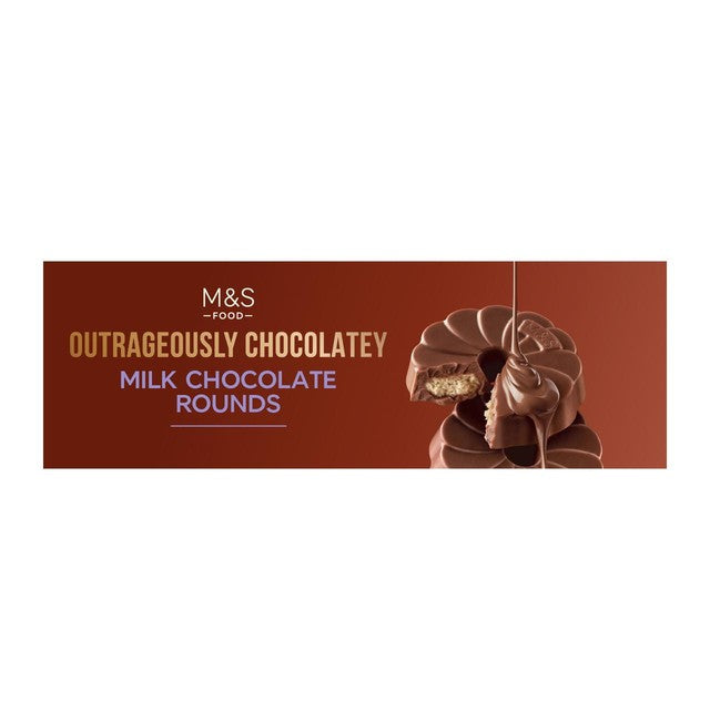 M&S milk chocolate coated shortcake biscuits 200g, imported from the UK
