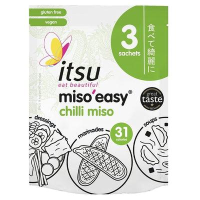 Itsu Miso'easy Chilli Miso Paste 3 x 20g