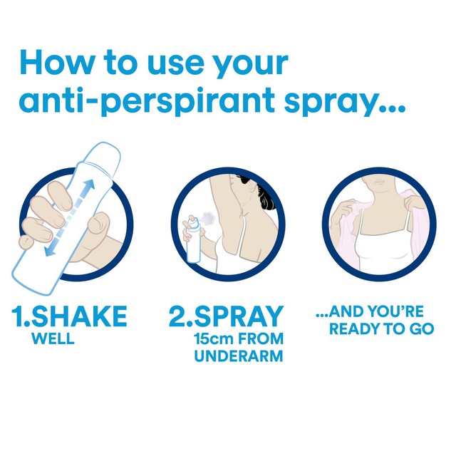 Vaseline Active Fresh anti-perspirant deodorant spray 250ml (British brand)