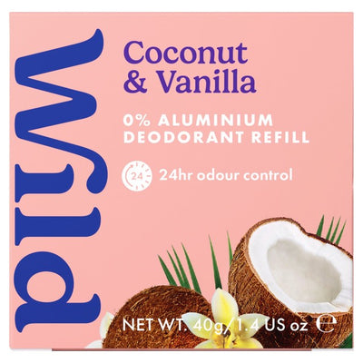 Wild Coconut & Vanilla Deodorant Refill Natural 40g