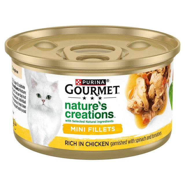 Gourmet wet cat food chicken 85g, UK version