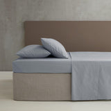 Catherine Lansfield grey double fitted sheet - British product