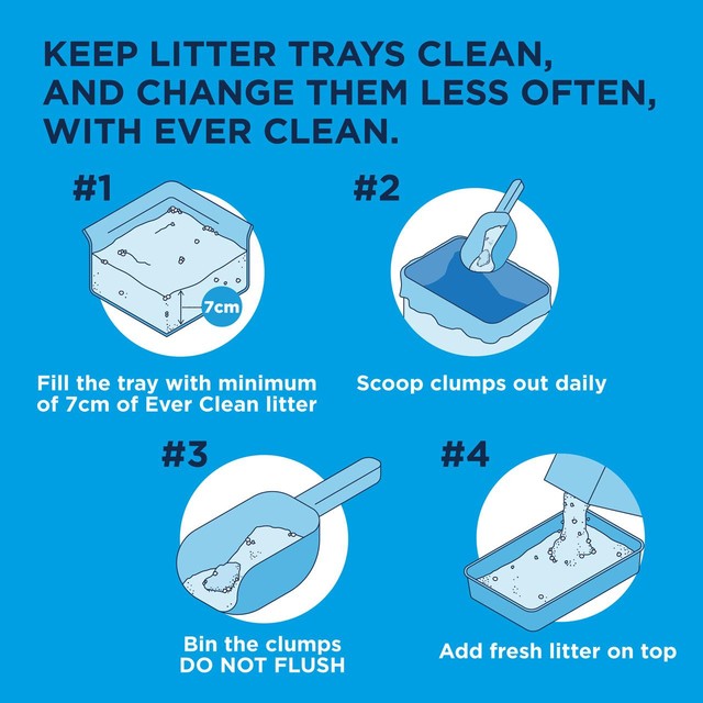 Ever Clean lavender scented clumping cat litter 10L - British product
