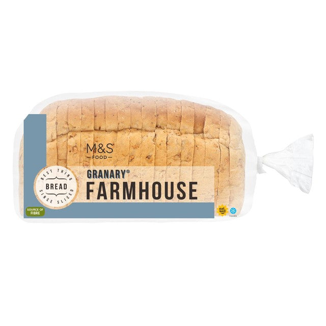 M&S granary bread loaf 800g, imported from the UK