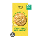 M&S Sicilian Lemon & White Chocolate Cookies 200g, imported from the UK