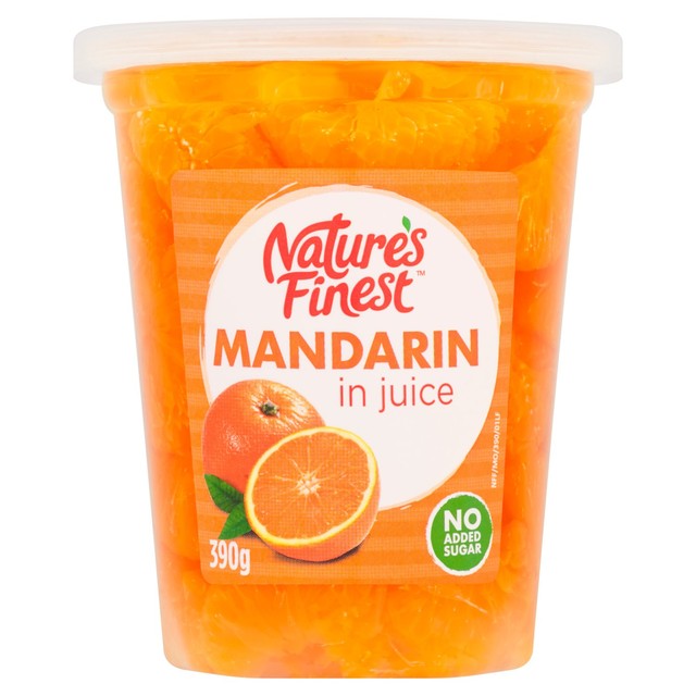 Nature's Finest mandarin segments in juice 390g, imported from the UK