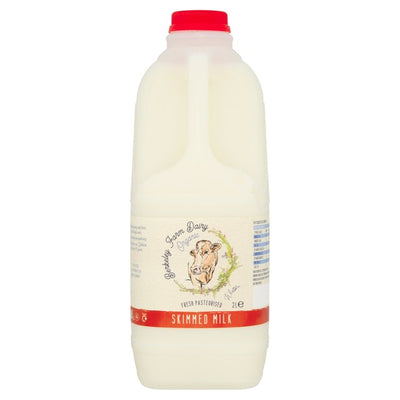 Berkeley Farm Dairy Organic Unhomogenised Skimmed Milk 2L
