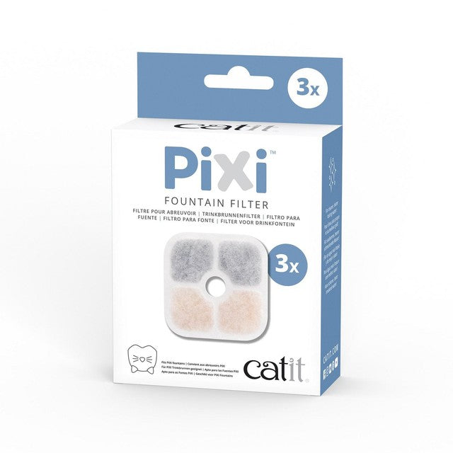 Catit Pixi Fountain filter cartridge 3 pack - British product