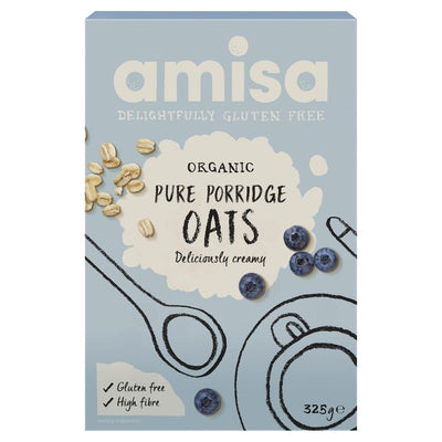 Amisa Organic Gluten Free Porridge Oats 325g