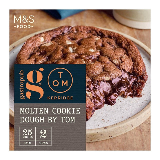 M&S chocolate cookie dough dessert 200g, imported from the UK