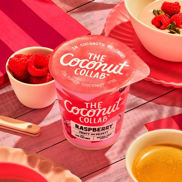 Coconut Collab Raspberry Coconut Yoghurt Alternative 350g (British brand)