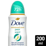 Dove anti-perspirant deodorant spray Pear & Aloe Vera 200ml - British product