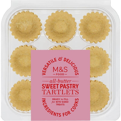 M&S Mini All Butter Sweet Pastry Tartlets 18 Pack