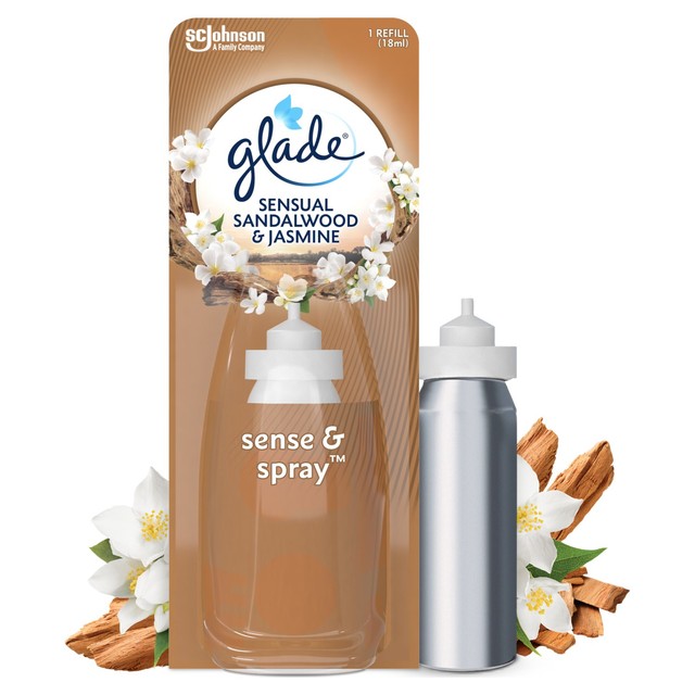 Glade air freshener refill Sandalwood & Jasmine 18ml, UK version