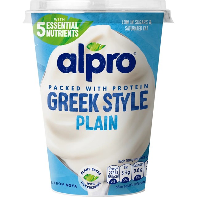 Alpro Greek Style Plain Yoghurt Alternative 400g - British product