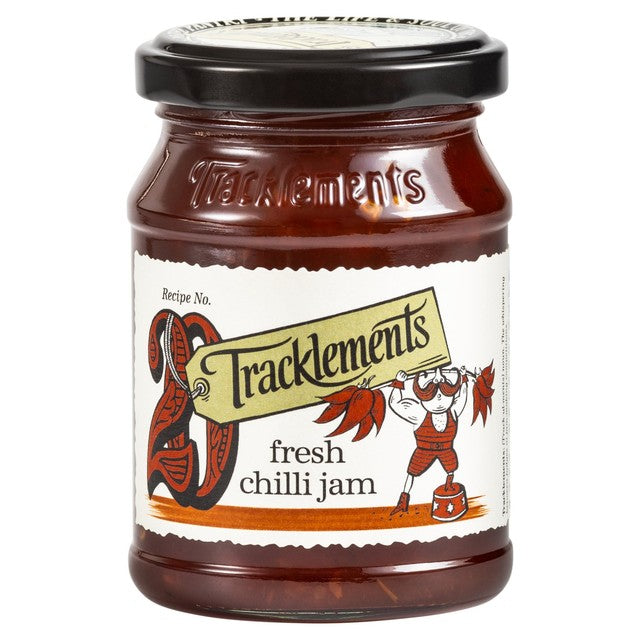 Tracklements Fresh Chilli Jam 210g (British brand)