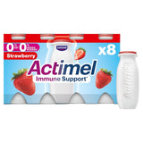 Actimel strawberry fat free yoghurt drink 8 x 100g - British product