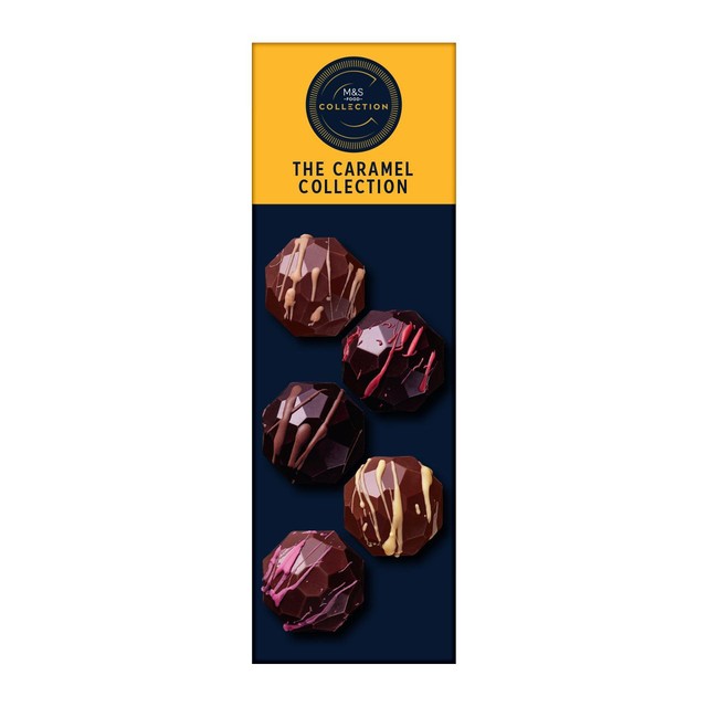 M&S Caramel Collection caramel filled chocolates 52g, imported from the UK