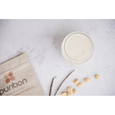 Purition Macadamia & Vanilje Wholefood Ernæringspulver 250g