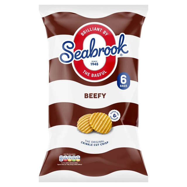 Seabrook Beefy Crisps 25g (British brand)