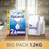 Aptamil Stage 2 Follow On Milk Powder 2 x 600g - British product