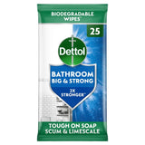 Dettol limescale bathroom cleaning wipes 25 per pack - British product