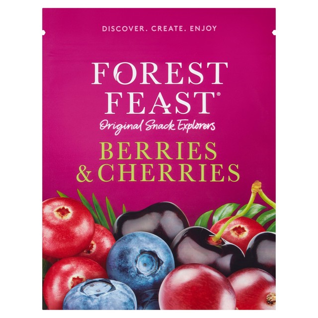 Forest Feast dried berries and cherries mix 170g - British product