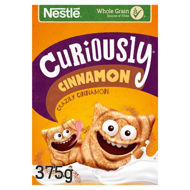 Nestle Curiously Cinnamon breakfast cereal 375g - British product