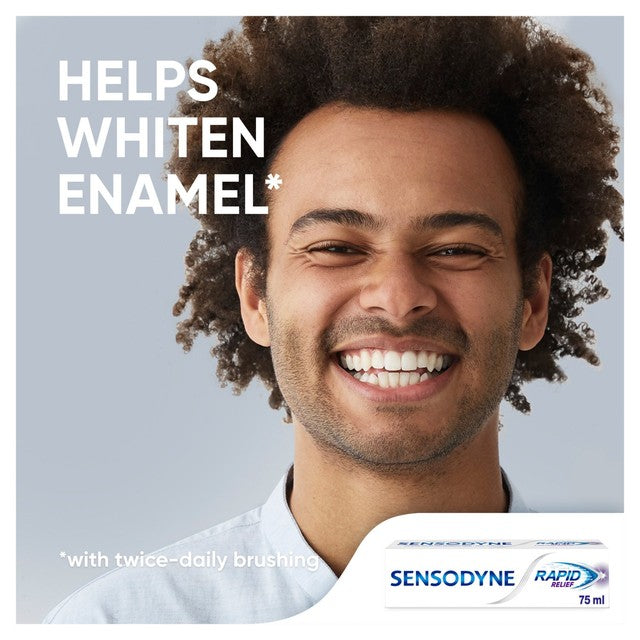 Sensodyne Rapid Relief Original Mint toothpaste 75ml (British brand)