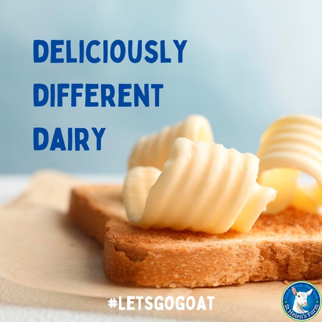 St Helen's Farm goat butter 250g (British brand)