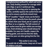 Felix duck liquid cat treat 4 x 10g - British product