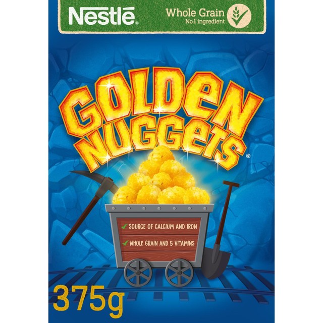 Nestle Golden Nuggets honey cereal 375g, UK version