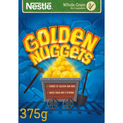 Nestle Golden Nuggets Honey Flavour Breakfast Cereal 375g