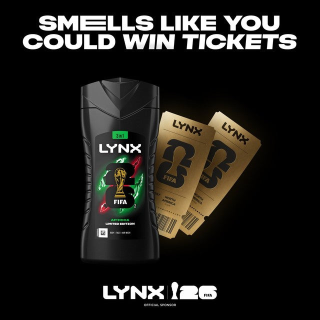 Lynx Africa shower gel 225ml, UK version