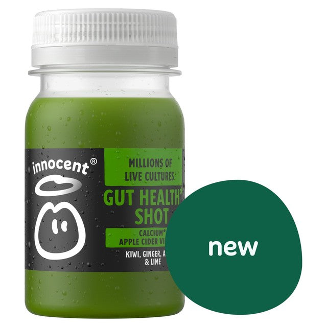 Innocent gut health kiwi ginger apple & lime shot 80ml, UK version