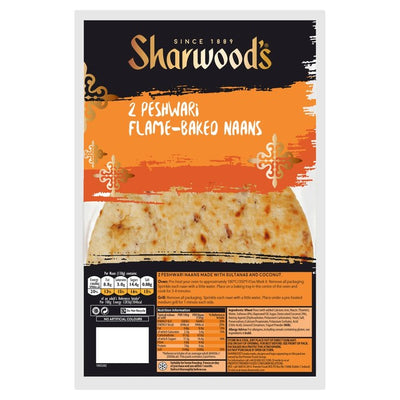 Sharwood's Peshwari Naanbrød Sultaniner og Kokosnøtt 260g