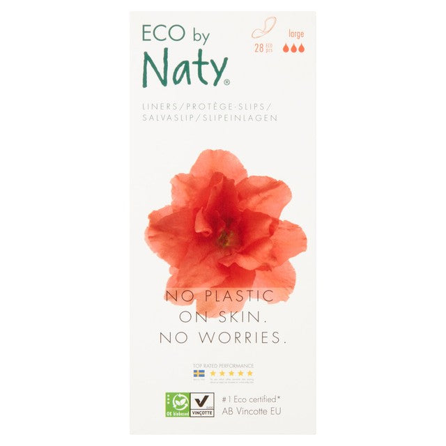 Naty panty liners large, imported from the UK