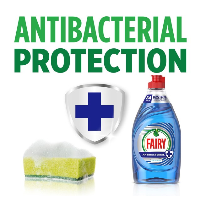 Fairy Antibacterial Eucalyptus Washing Up Liquid 520ml - British product
