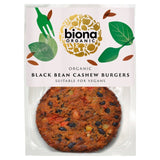 Biona black bean cashew burgers 160g - British product