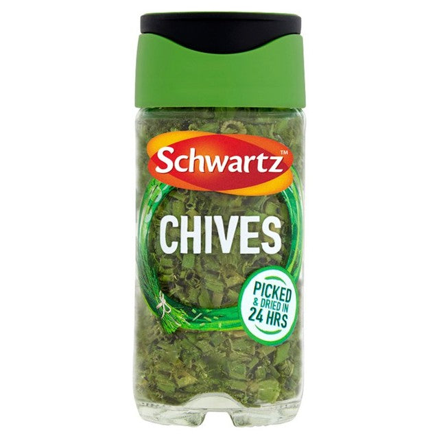 Schwartz chives dried herb jar 1g - British product