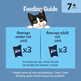 Felix senior cat food mixed selection in jelly 40x85g pouches - British product