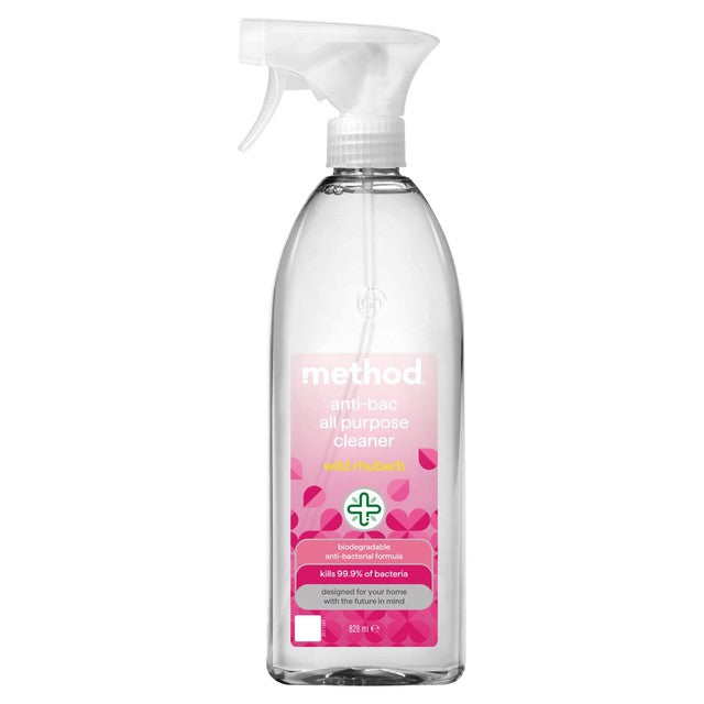 Method antibacterial all-purpose cleaner wild rhubarb 828ml, imported from the UK