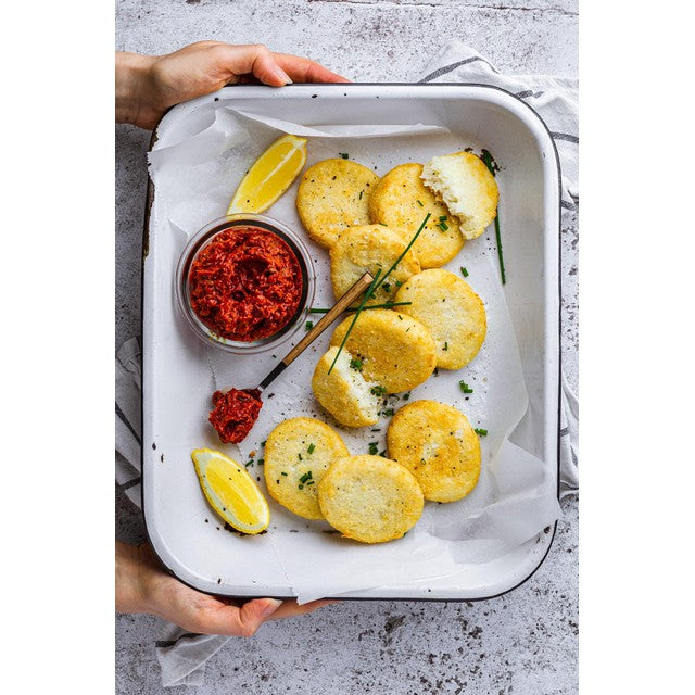 Strong Roots cauliflower hash browns 375g (British brand)